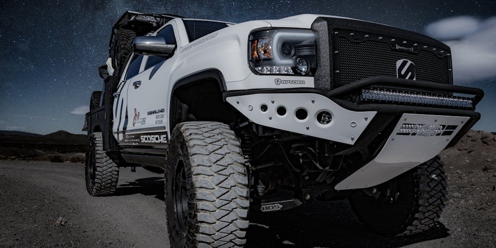 White Dodge Ram pickup truck